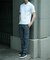【ACTIVE TAILOR/アクティブテイラー】シルケットスムースクルーネックTシャツ＜接触冷感 / UVカット＞