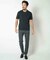 【ACTIVE TAILOR/アクティブテイラー】シルケットスムースクルーネックTシャツ＜接触冷感 / UVカット＞