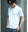 【ACTIVE TAILOR/アクティブテイラー】シルケットスムースクルーネックTシャツ＜接触冷感 / UVカット＞