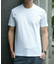 【ACTIVE TAILOR/アクティブテイラー】シルケットスムースクルーネックTシャツ＜接触冷感 / UVカット＞