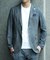【ACTIVE TAILOR/アクティブテイラー】シルケットスムースクルーネックTシャツ＜接触冷感 / UVカット＞