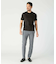 【ACTIVE TAILOR/アクティブテイラー】シルケットスムースクルーネックTシャツ＜接触冷感 / UVカット＞
