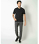 【ACTIVE TAILOR/アクティブテイラー】シルケットスムースクルーネックTシャツ＜接触冷感 / UVカット＞
