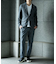 【ACTIVE TAILOR/アクティブテイラー】シルケットスムースVネックTシャツ＜接触冷感 / UVカット＞