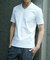 【ACTIVE TAILOR/アクティブテイラー】シルケットスムースVネックTシャツ＜接触冷感 / UVカット＞