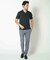 【ACTIVE TAILOR/アクティブテイラー】シルケットスムースVネックTシャツ＜接触冷感 / UVカット＞