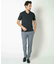 【ACTIVE TAILOR/アクティブテイラー】シルケットスムースVネックTシャツ＜接触冷感 / UVカット＞