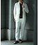 【ACTIVE TAILOR/アクティブテイラー】シルケットスムースVネックTシャツ＜接触冷感 / UVカット＞