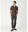 【ACTIVE TAILOR/アクティブテイラー】シルケットスムースVネックTシャツ＜接触冷感 / UVカット＞