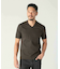 【ACTIVE TAILOR/アクティブテイラー】シルケットスムースVネックTシャツ＜接触冷感 / UVカット＞