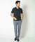【ACTIVE TAILOR/アクティブテイラー】シルケットスムースVネックTシャツ＜接触冷感 / UVカット＞