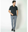 【ACTIVE TAILOR/アクティブテイラー】シルケットスムースVネックTシャツ＜接触冷感 / UVカット＞