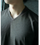 【ACTIVE TAILOR/アクティブテイラー】シルケットスムースVネックTシャツ＜接触冷感 / UVカット＞
