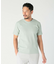 シェブロン柄リンクスジャカードTシャツ<接触冷感><抗菌防臭>