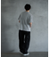ランダムテレコ フェイクレイヤード VネックTシャツ
