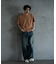 ランダムテレコ ヘンリーネックTシャツ