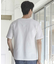 タックジャガードVネックTシャツ