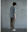 リネン混ワンタックワイドテーパードパンツ