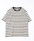 ジャガードボーダーTシャツ