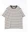 ジャガードボーダーTシャツ
