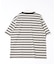 ジャガードボーダーTシャツ