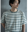 ジャガードボーダーTシャツ