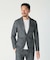 【COLE HAAN/コール ハーン】別注 トリコットメッシュデニムプリントジャケット＜吸水速乾/EASY CARE＞