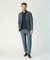 【COLE HAAN/コール ハーン】別注 トリコットメッシュデニムプリントジャケット＜吸水速乾/EASY CARE＞