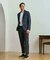 【COLE HAAN/コール ハーン】別注 トリコットメッシュデニムプリント ストレッチパンツ＜吸水速乾/EASY CARE＞