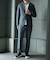 【COLE HAAN/コール ハーン】別注 トリコットメッシュデニムプリント ストレッチパンツ＜吸水速乾/EASY CARE＞