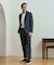 【COLE HAAN/コール ハーン】別注 トリコットメッシュデニムプリント ストレッチパンツ＜吸水速乾/EASY CARE＞