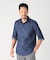 オクシィジュエルストレッチ七分袖シャツ〈ストレッチ〉