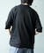 *WEB限定 シアー ジャガード 5分袖 ボタンレスカーディガン