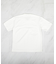 ストライプウェーブジャガード VネックTシャツ