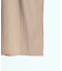 リネンブレンド楊柳リブネックTシャツ