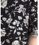 フラワー柄プリントブロードオープンカラー半袖シャツ
