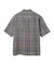 マドラスチェックコットンオープンカラーシャツ