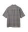 マドラスチェックコットンオープンカラーシャツ