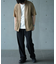 *WEB限定　シアジャガード ストライプカーディガン