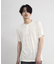 ヘリンボーンジャガードヘンリーネックTシャツ