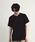 ヘリンボーンジャガードヘンリーネックTシャツ