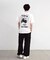 スラブフロッキーロゴプリントＴシャツ
