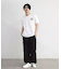 スラブフロッキーロゴプリントＴシャツ
