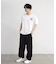 スラブフロッキーロゴプリントＴシャツ