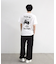 スラブフロッキーロゴプリントＴシャツ