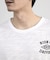 スラブフロッキーロゴプリントＴシャツ