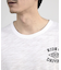 スラブフロッキーロゴプリントＴシャツ