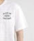 スラブフロッキーロゴプリントＴシャツ