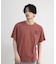 スラブフロッキーロゴプリントＴシャツ