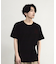 スラブフロッキーロゴプリントＴシャツ